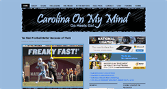 Desktop Screenshot of carolinaonmymind.org